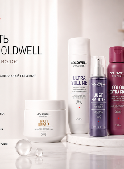 Как выбрать средства Goldwell для разных типов волос