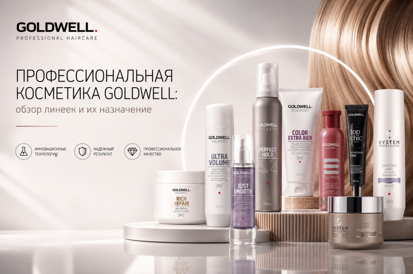 Профессиональная косметика Goldwell: обзор линеек и рекомендации по выбору